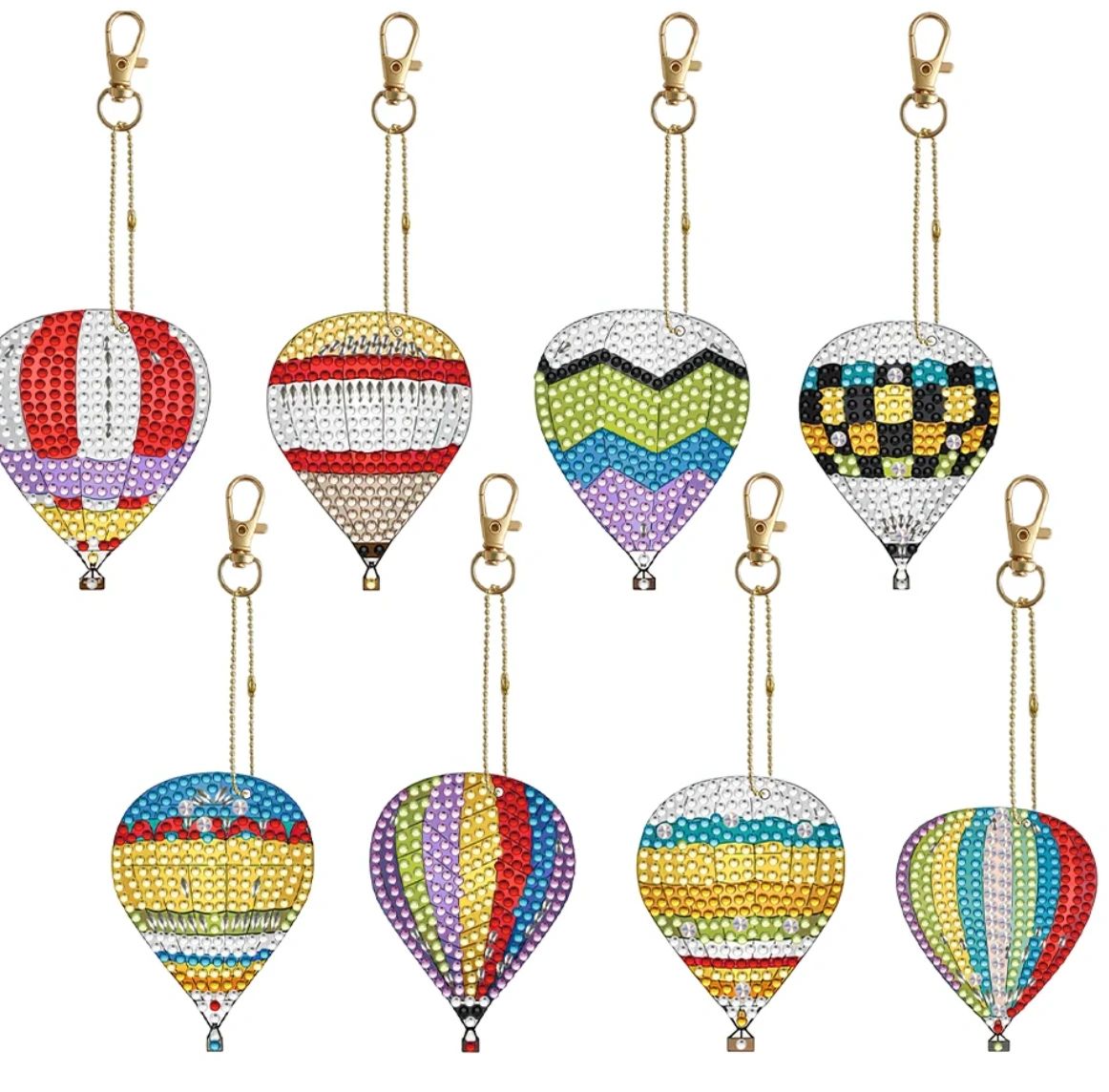 Hot Air Balloon Key Chains/Ornaments