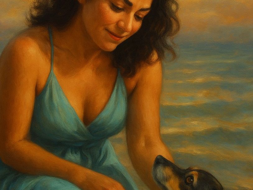 Lucie & I-If there ever was an image of unconditional pure infinite love, this would  be it for me. 