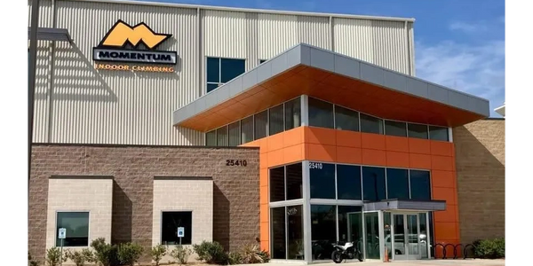 Office building with big dark windows