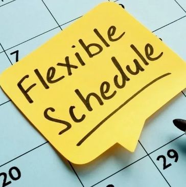 Writing review flexible schedule