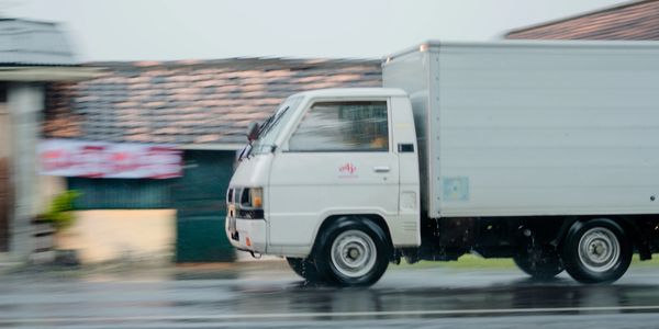 Heavy-duty transport truck, part of our superior moving and storage solutions in Moncton.