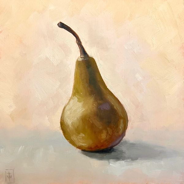 Still life of pear