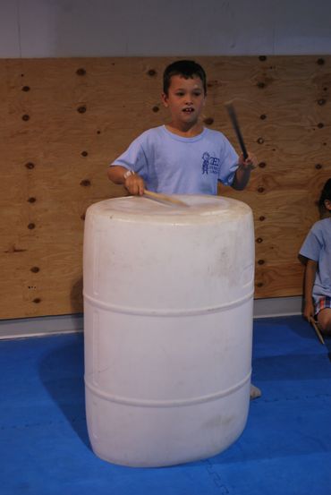 Bucket Drumming at Zen Summer Camp in Ottawa