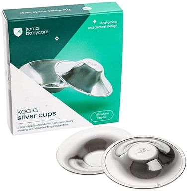 Silver Nipple Shield Breastfeeding Care Kit & Nipple Covers for Nursing  Newbo