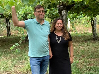 Eulogio Pomares y Rebeca Montero