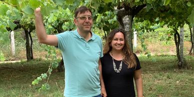 Eulogio Pomares y Rebeca Montero