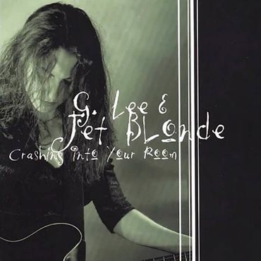 Black-and-white album cover of G. Lee & Jet Blonde with a person playing guitar.