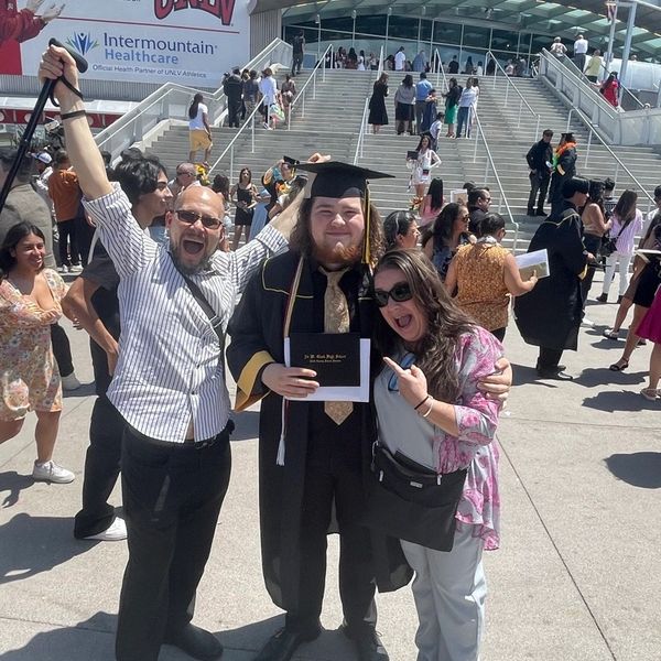The Ivanov Family celebrating Nikola's Graduation.