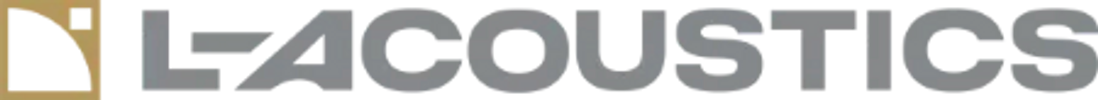 Logo of L-Acoustics, an audio technology company.