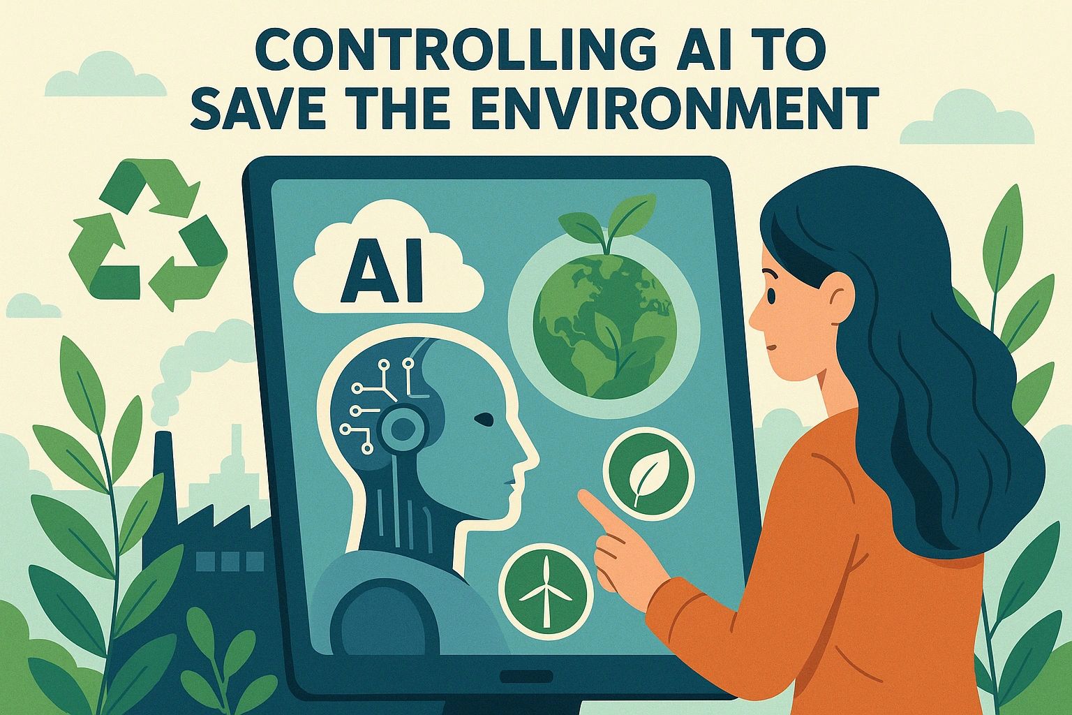 Controlling AI to Save the Environment