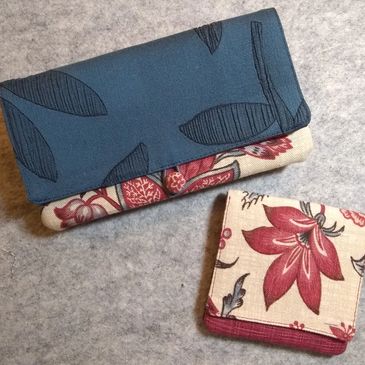 "Tea bag" and buttoned case. For eye wear, cell phones, jewelry, cosmetics or anything personal.