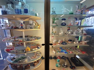 Glass Pipes, headshop, Sycamore Tobacco Mart