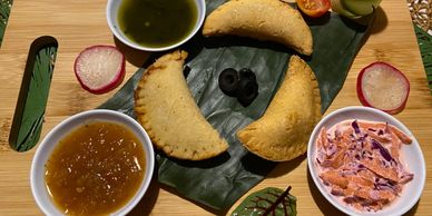 Homemade empanadas from Costa Rica trip November 2021, personal chef