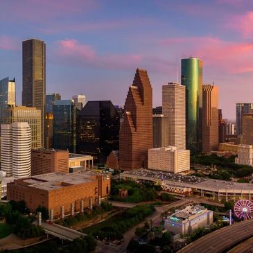 Picture of downtown Houston.