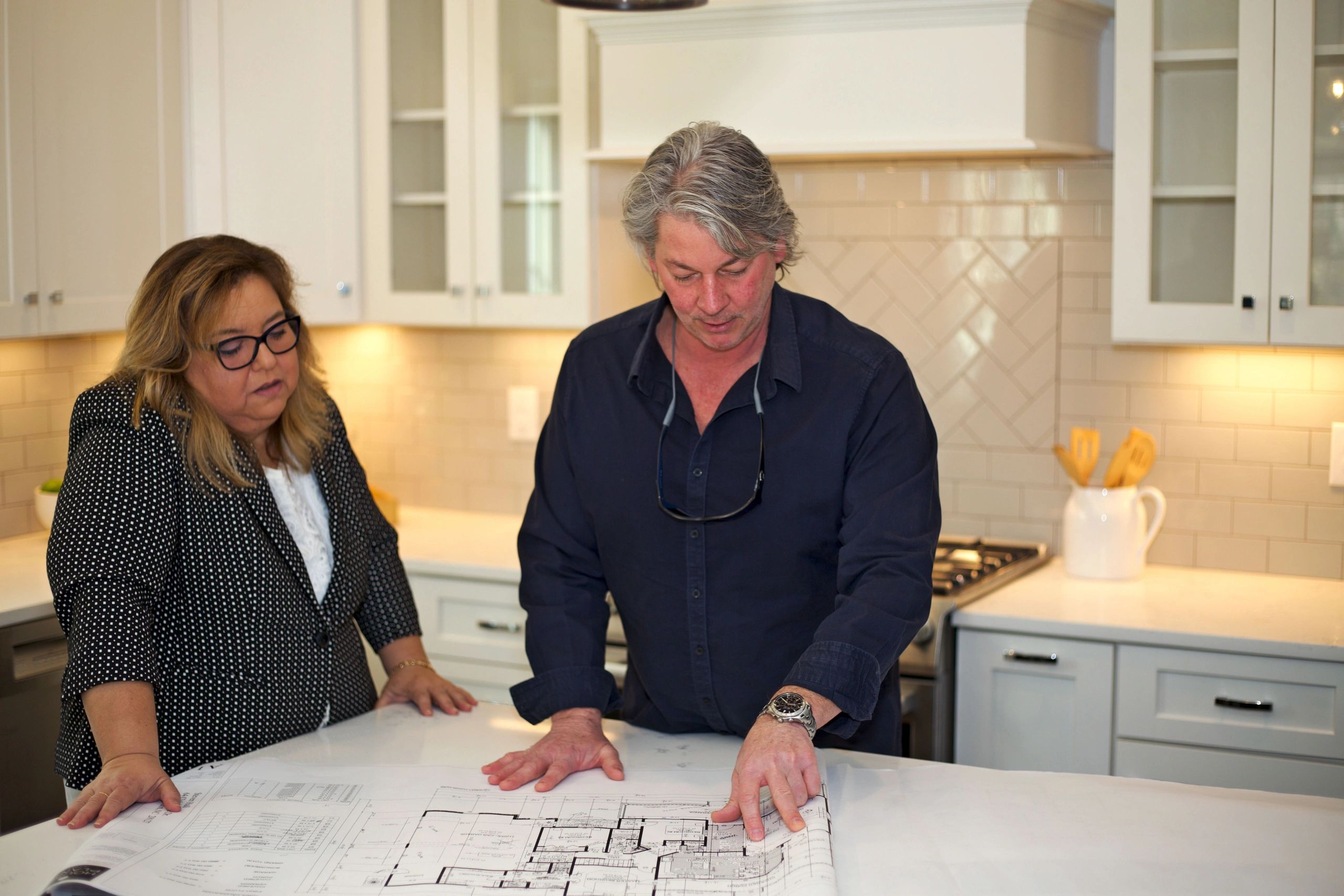 Owners Lou and Rick Hard at Work 