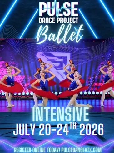 Ballet dancers performing in a Pulse Dance Project Intensive event.