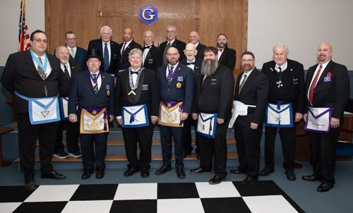 Members of Fairport Flower City Lodge #476