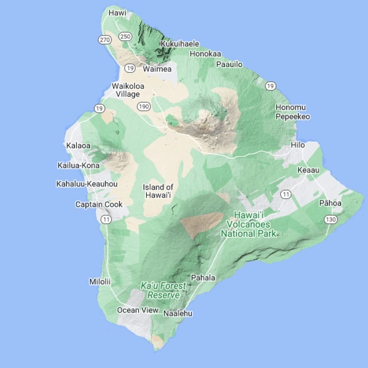 About the Island of Hawaiʻi