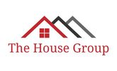Logo of The House Group with stylized rooftops and a window.