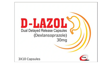 D-Lazol
Dual Delayed Release Capsules
Dexlansoprazole