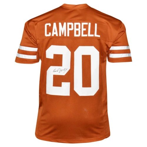 Autographed/Signed Earl Campbell Texas White College Football Jersey JSA  COA at 's Sports Collectibles Store