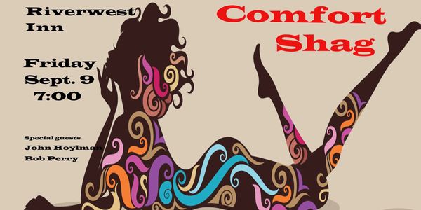 Comfort Shag poster for a gig at Linemann's Riverwest Inn