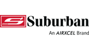 Suburban logo with an arrow and 'An AIRXCEL Brand' tagline.