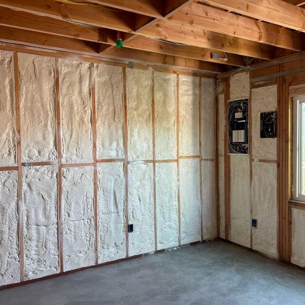 Closed Cell Spray Foam installed in this ADU in San Diego, California