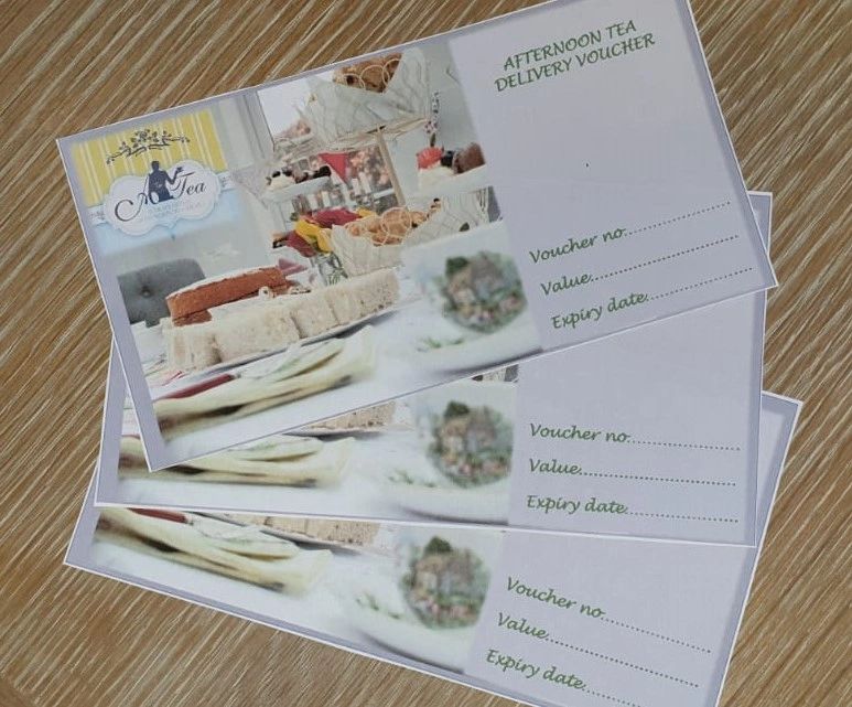 Vouchers for afternoon tea delivery near me Horley Surrey Redhil Crawley Rusper 