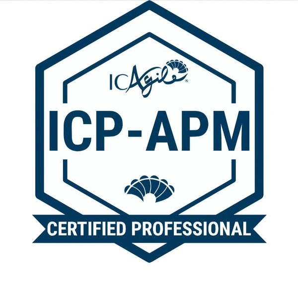 Logo de certificación ICP-APM de ICAgile.