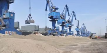 Slag unloading