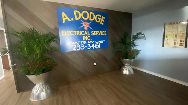 A. Dodge Electrical Service, Inc, office entrance