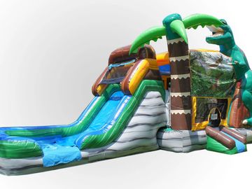 Dinosaur themed bounce house rental Nashville from www.itstime2bounce.com