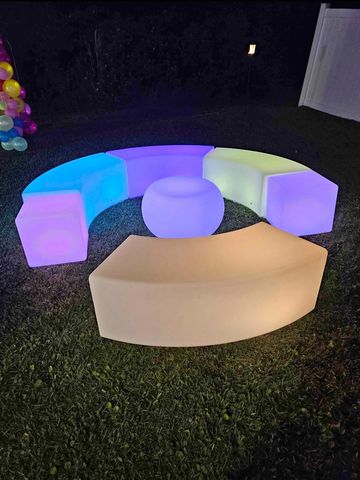 LED Furniture Rental Nashville. Glow Party Furniture Rentals.