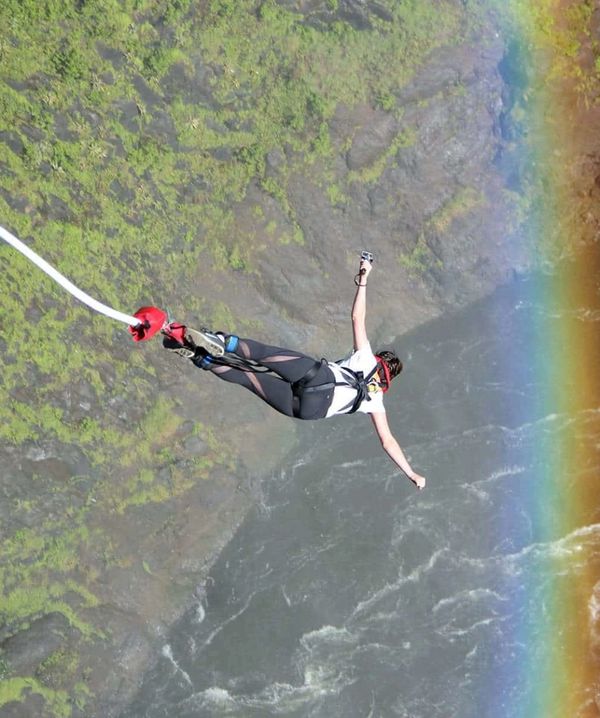 Jump of the Victoria Falls bridge.