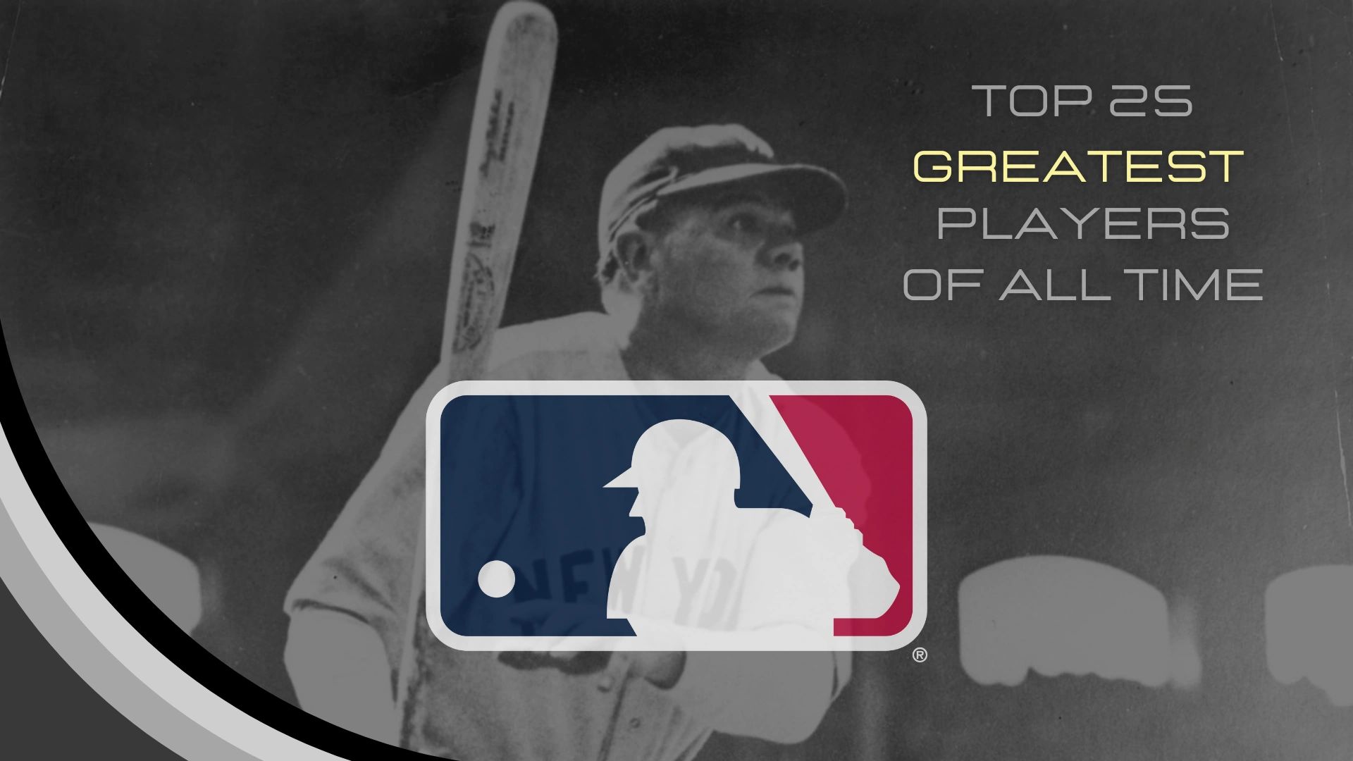 Top 25 Greatest MLB Players Of All Time