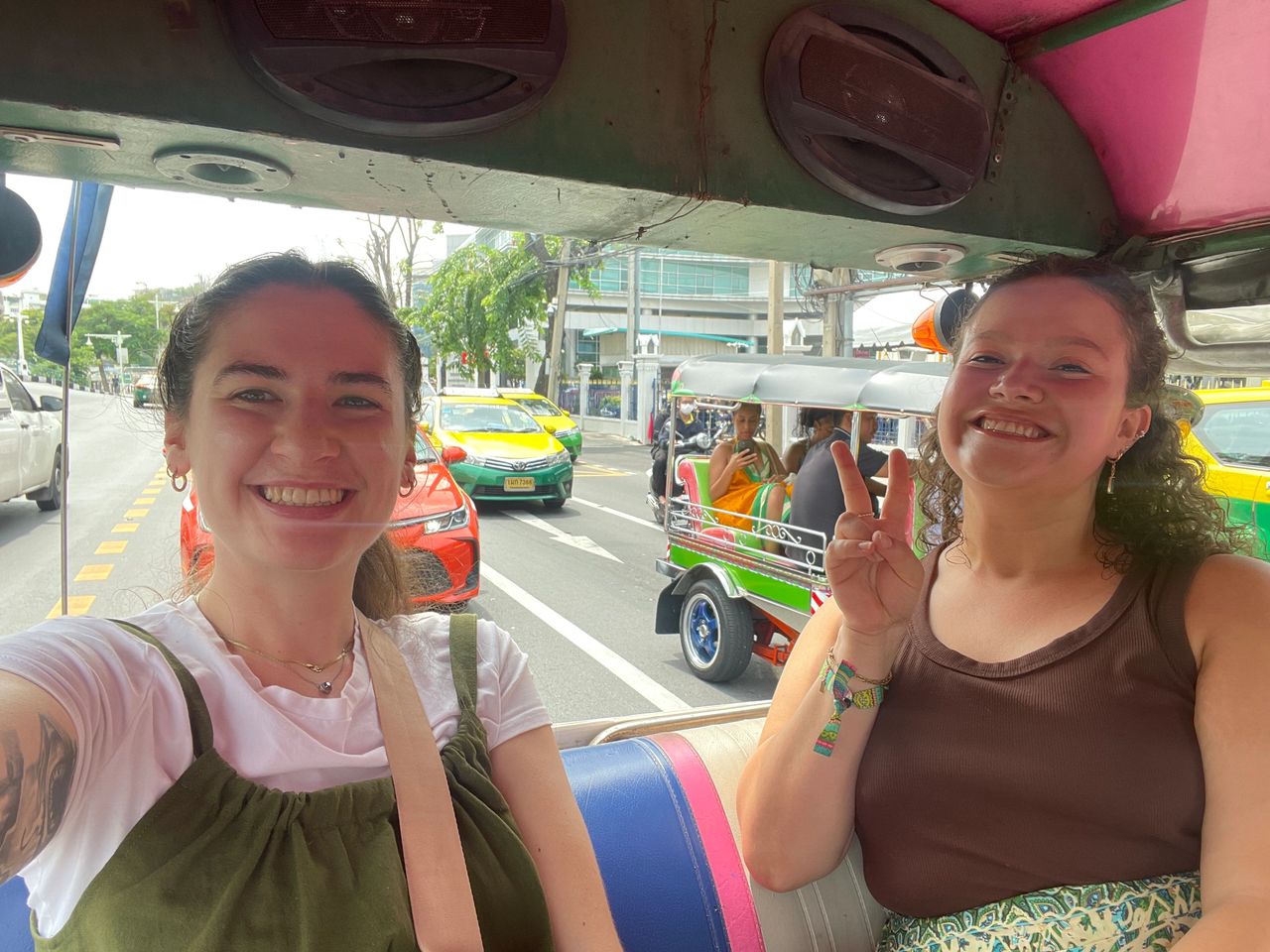 Selfie in the back of a Tuk-Tuk Selfie in the back of a Tuk-Tuk