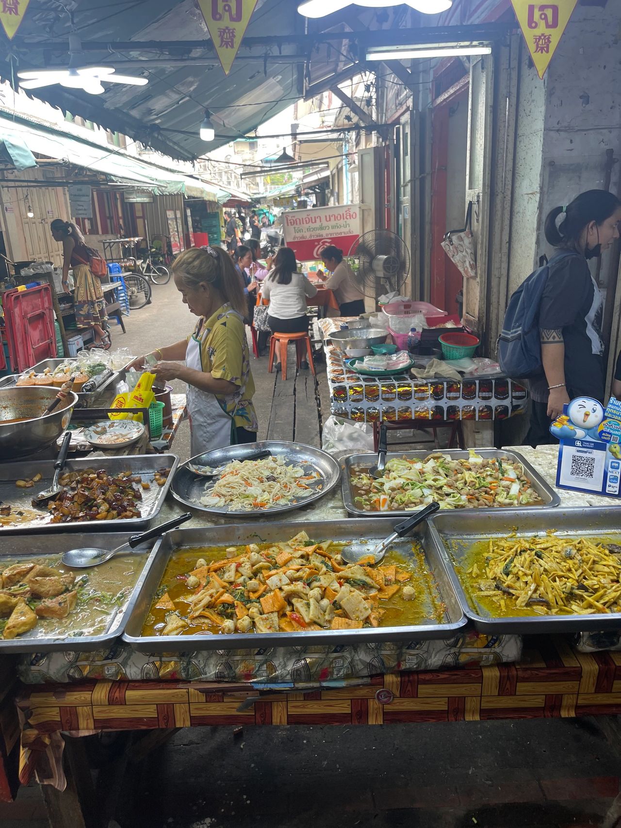 Local market during the food tour Local market during the food tour