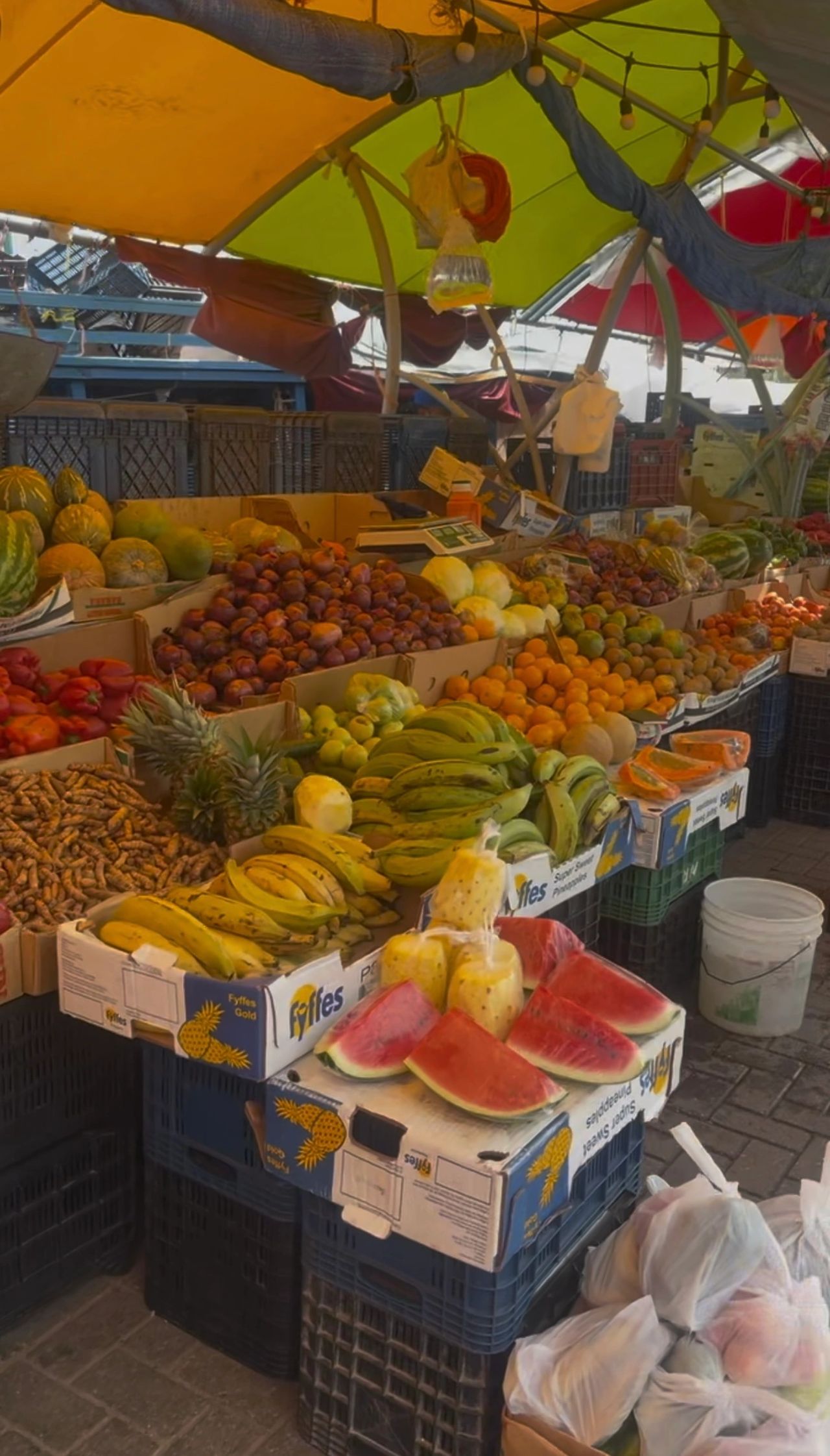 Fruit Stand in Town Fruit Stand in Town