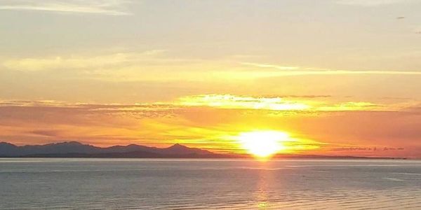 Sunset, coastal BC.