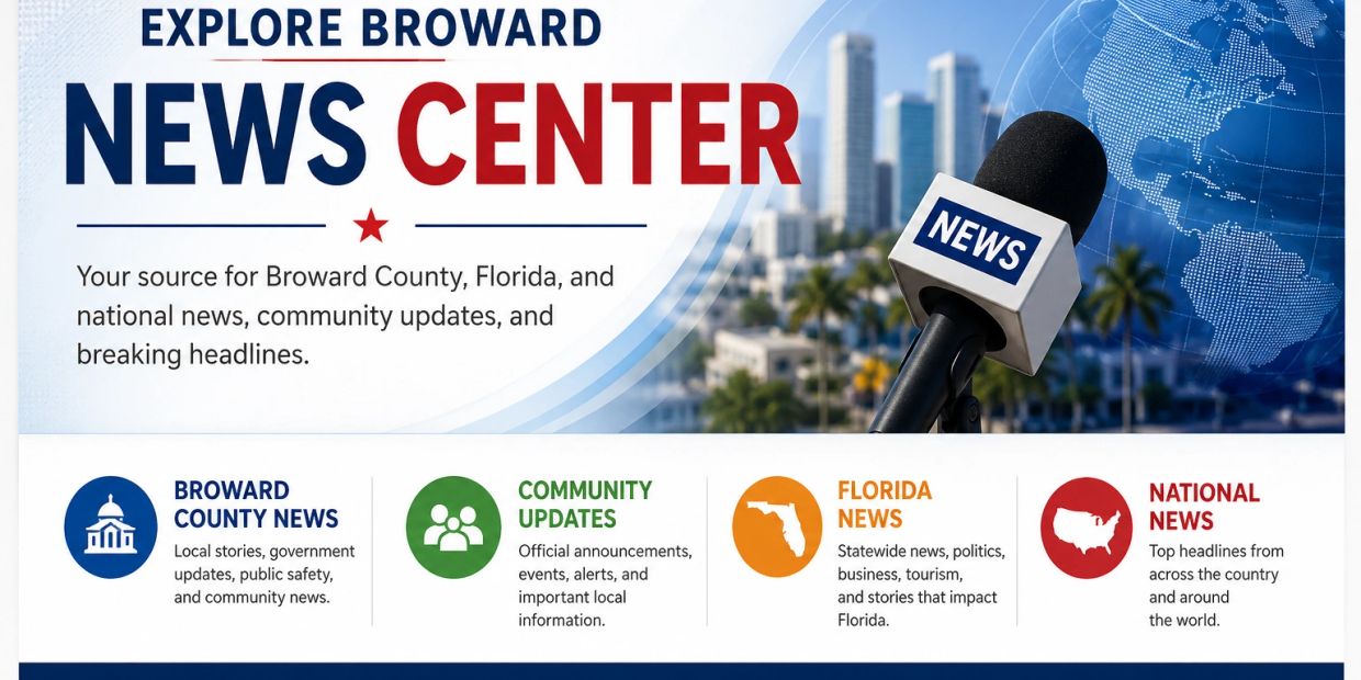 Broward news center with local and national updates.