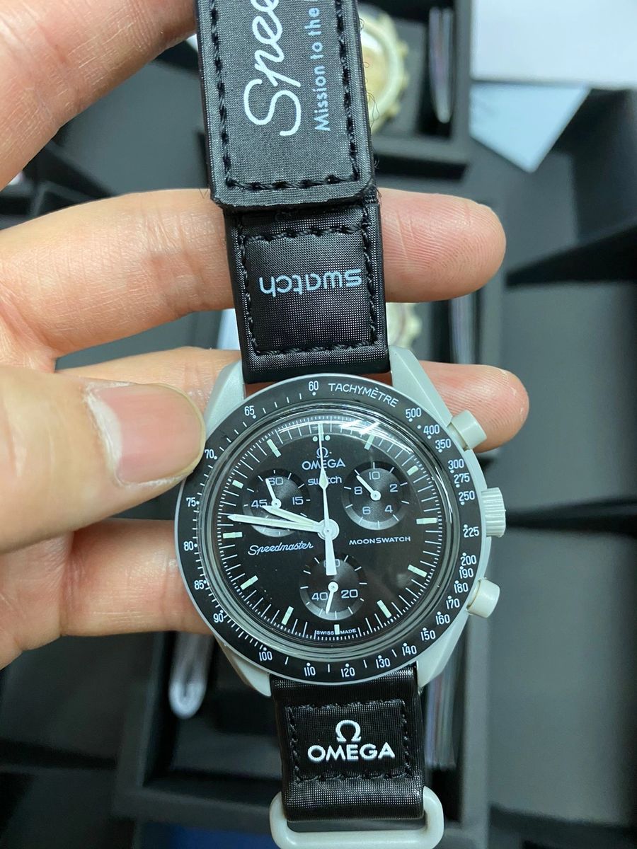 Swatch x Omega MISSION TO MOON ブラック ムーン - 腕時計(アナログ)