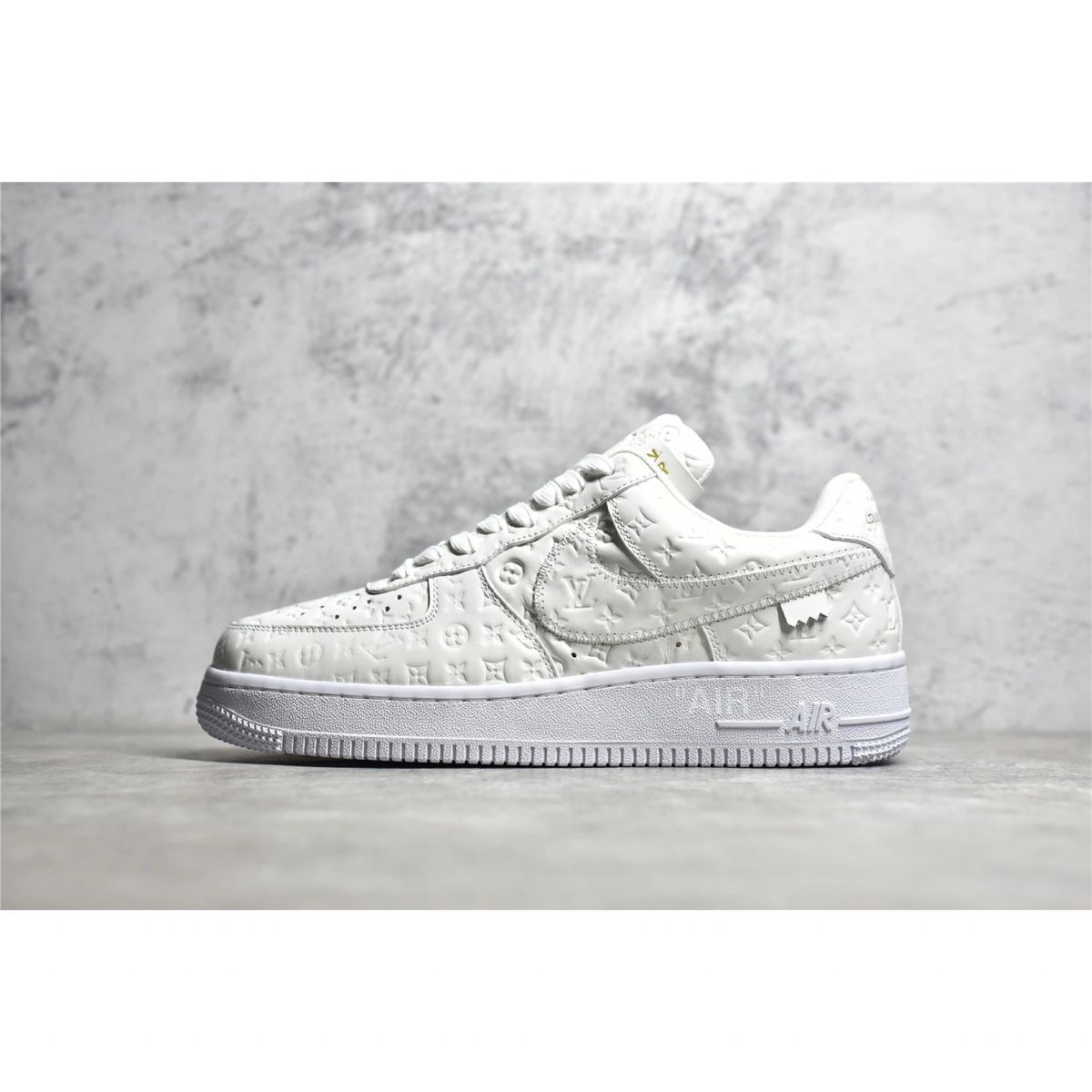 louis vuitton air force ones white