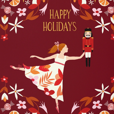 The Nutcracker ballet - Holiday art - Michelle Ingari