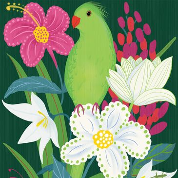Tropical Fantasy illustration - Michelle Ingari