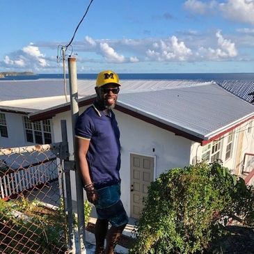 Visiting my childhood home from our time in St. Thomas, U.S. Virgin Islands
