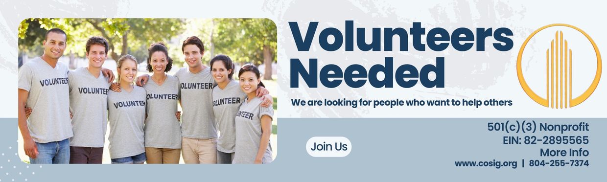 Volunteers are needed.