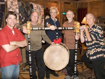 John Bryant, Stewart Copeland, and D'Drum