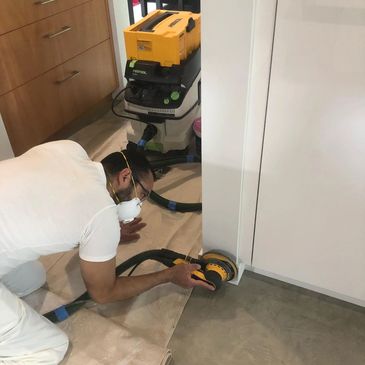Office space painted in London, Ontario – commercial painting, drywall repairs, and trim