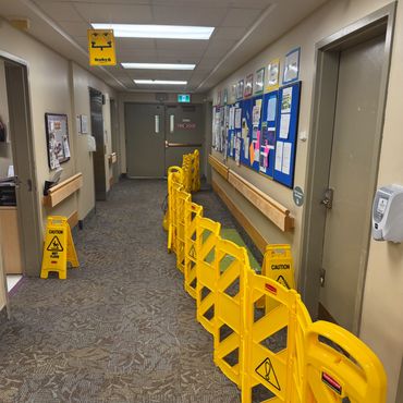 Care facility painting and staining